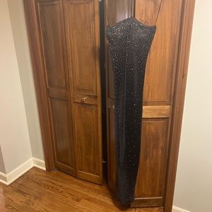 Black Velvet Formal Dress size 14